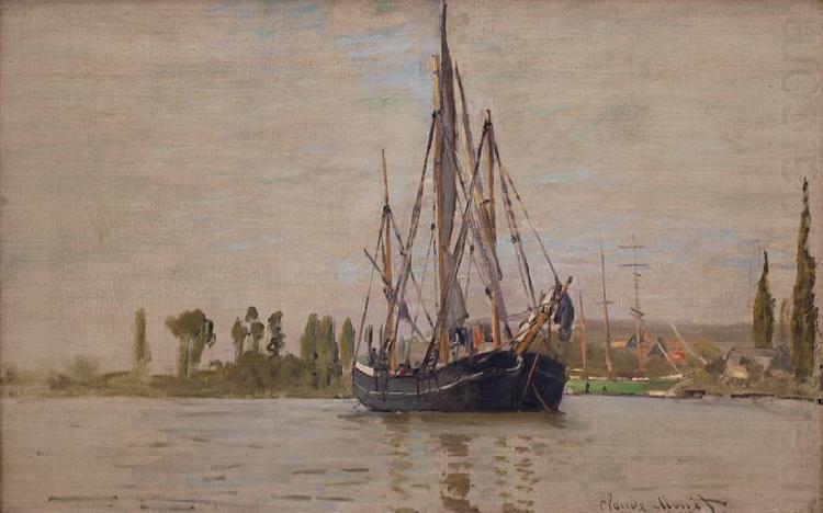 Chasse-maree at anchor, Claude Monet